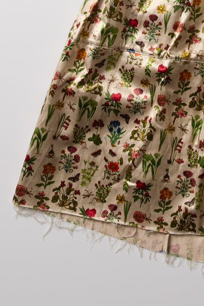 PETITE FLEURS SILK SKIRT