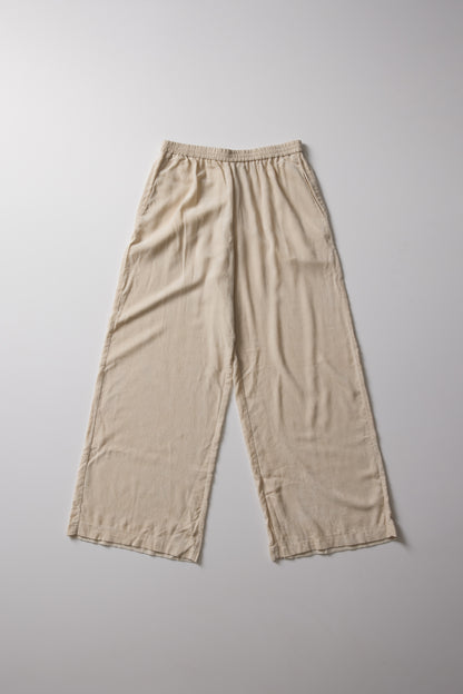 FLARED TROUSERS IN STRETCH VELVET