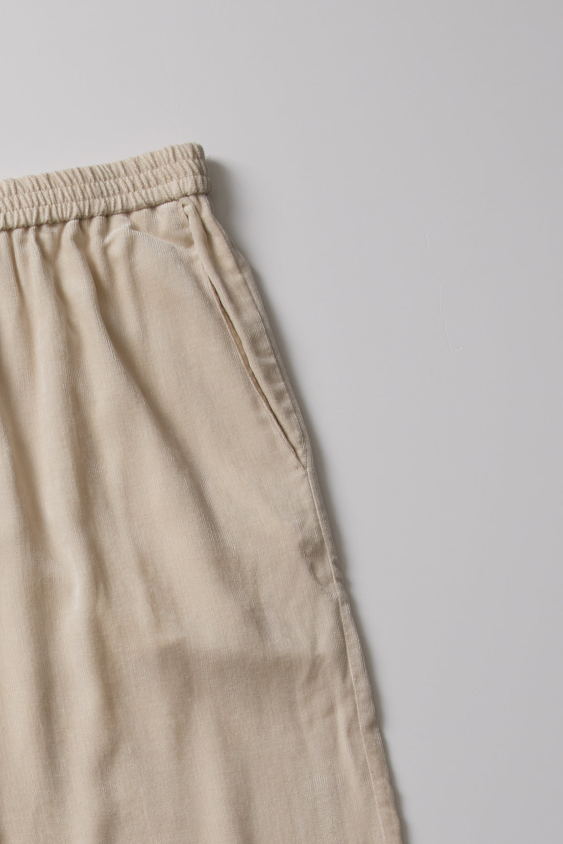 FLARED TROUSERS IN STRETCH VELVET