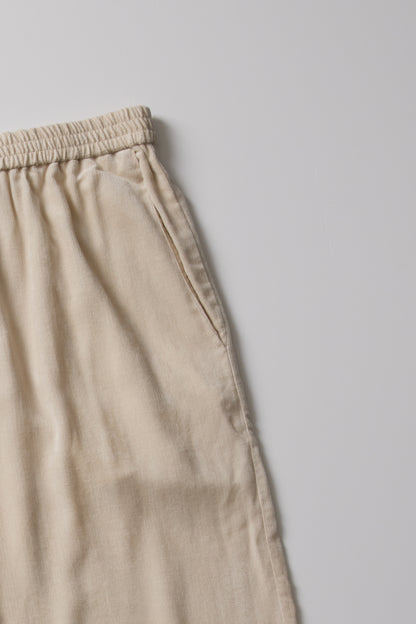 FLARED TROUSERS IN STRETCH VELVET