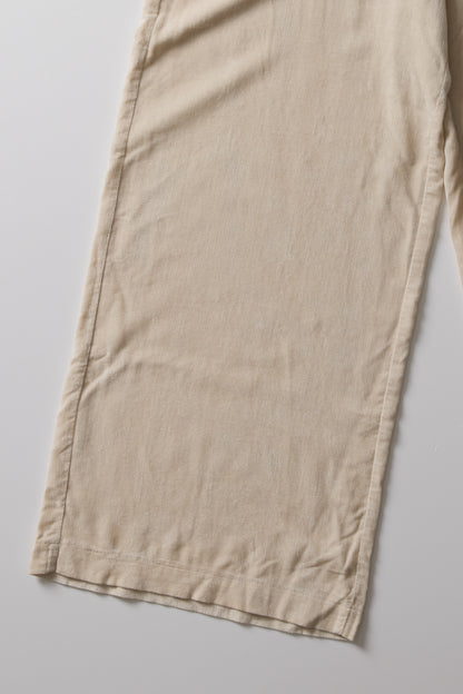 FLARED TROUSERS IN STRETCH VELVET