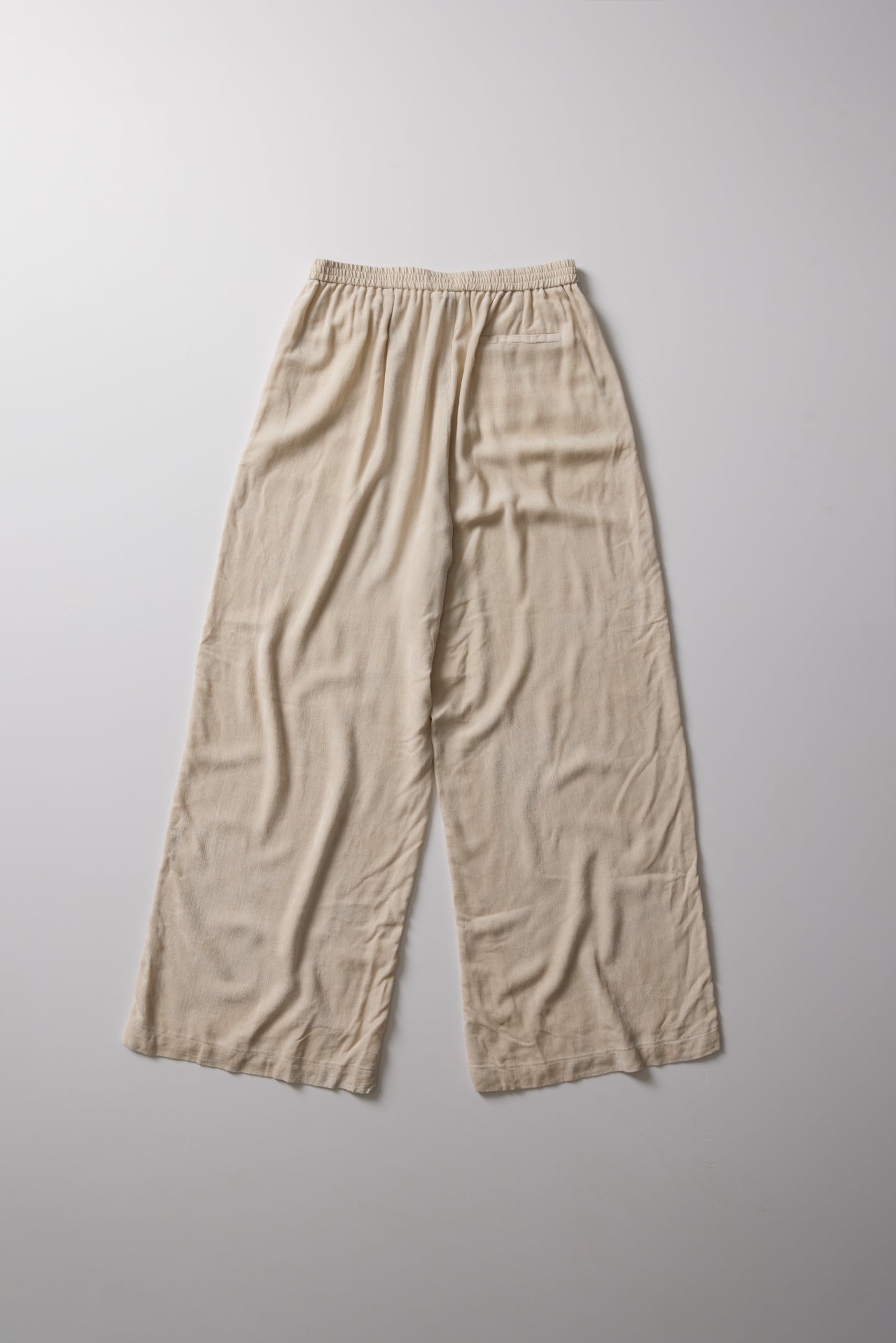 FLARED TROUSERS IN STRETCH VELVET