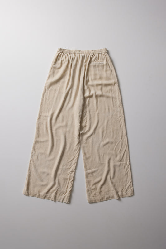 FLARED TROUSERS IN STRETCH VELVET