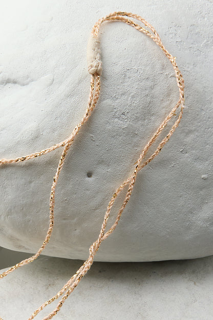 EMBROIDERED VELVET HEART NECKLACE