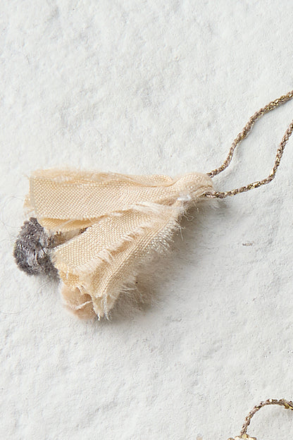 EMBROIDERED SQUARE NECKLACE