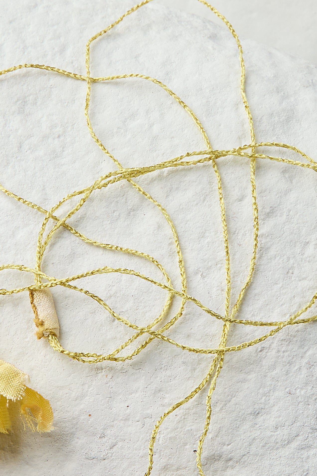 EMBROIDERED SQUARE NECKLACE