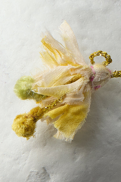 EMBROIDERED SQUARE NECKLACE