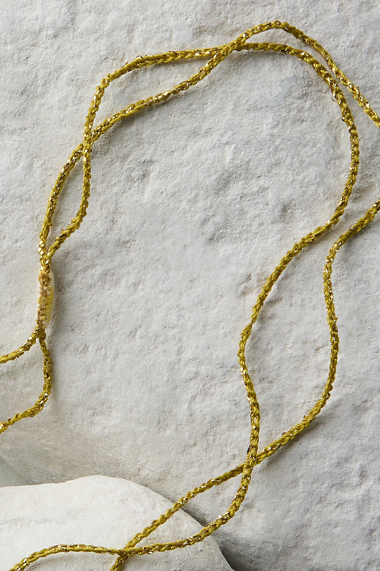 EMBROIDERED SQUARE NECKLACE