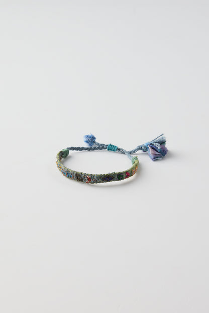 BLUE EMBROIDERED BRACELET