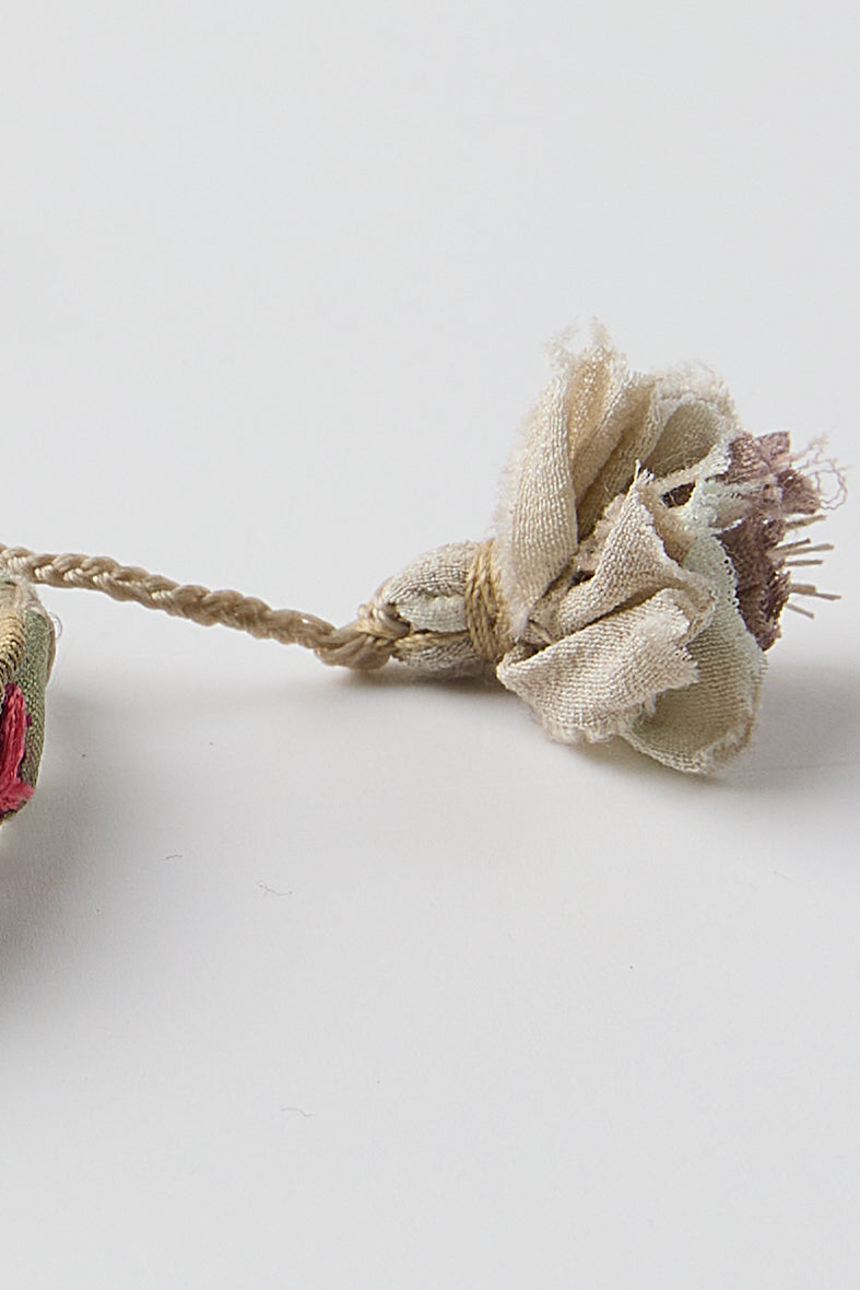 GREEN EMBROIDERED BRACELET