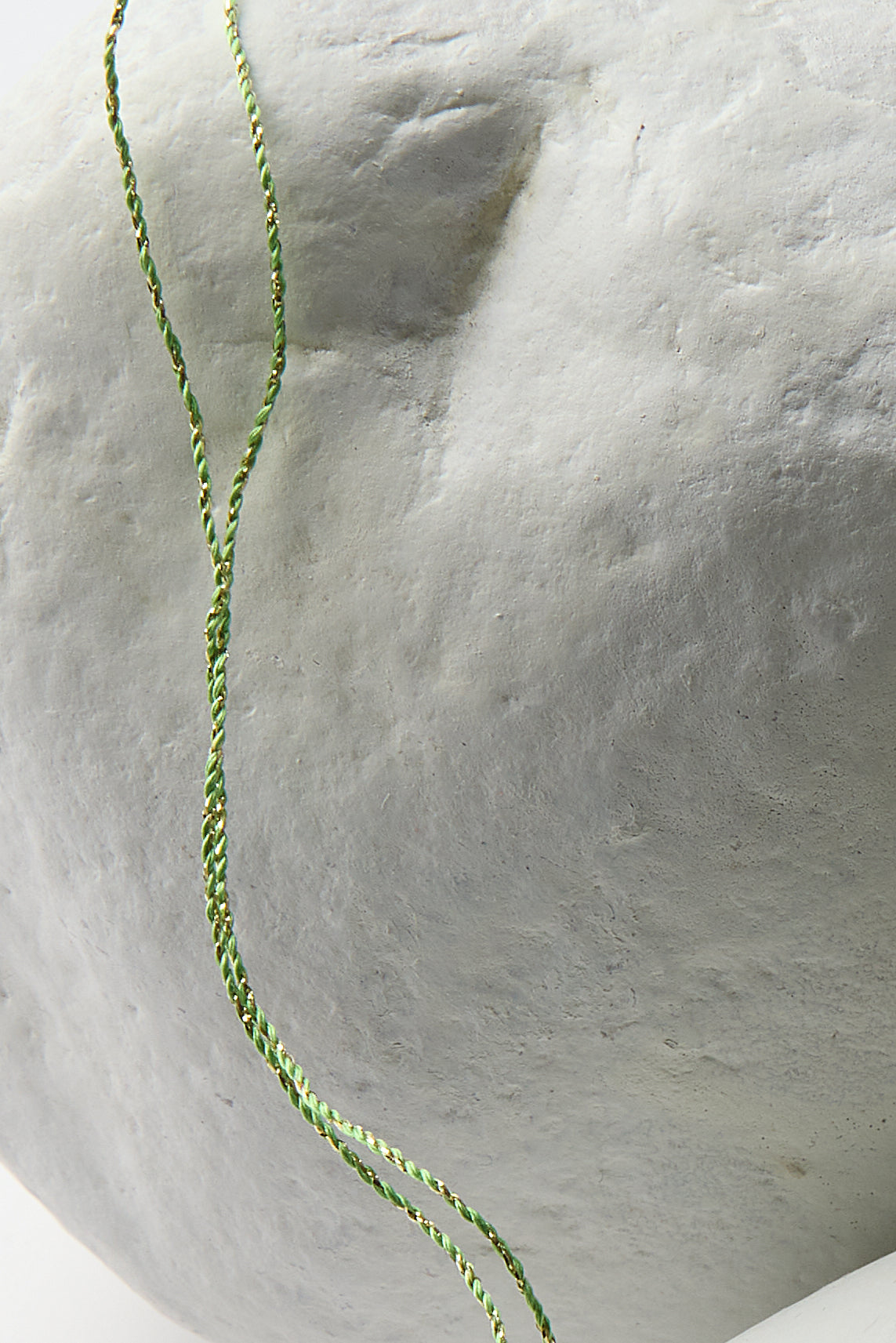 EMBROIDERED VELVET HEART NECKLACE