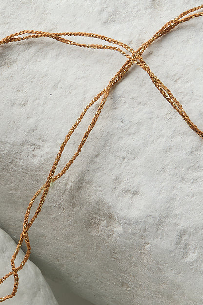 EMBROIDERED SQUARE NECKLACE