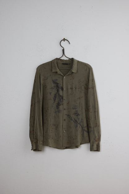 SILK CREPE BUNDLE DYE BLOUSE