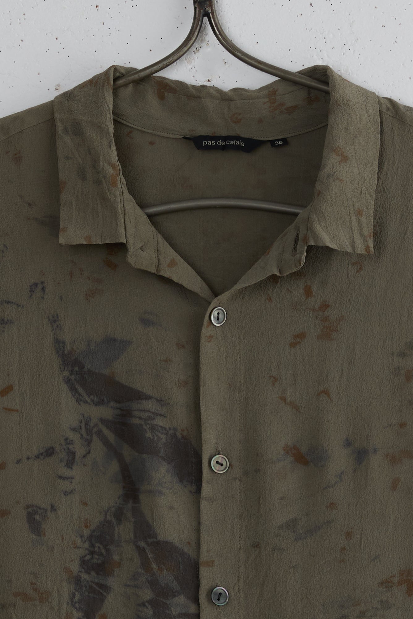 SILK CREPE BUNDLE DYE BLOUSE