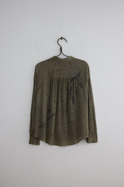 SILK CREPE BUNDLE DYE BLOUSE