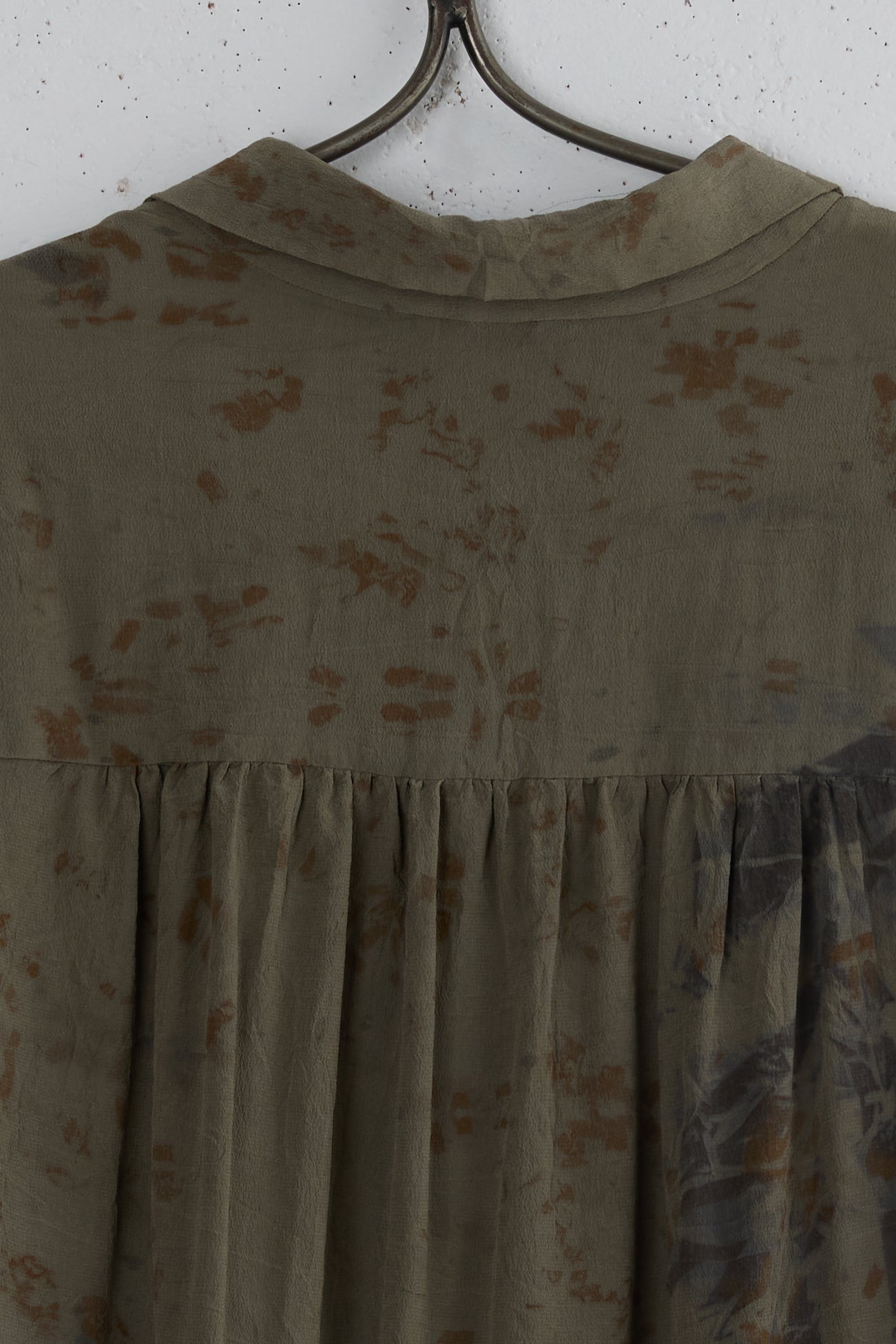 SILK CREPE BUNDLE DYE BLOUSE