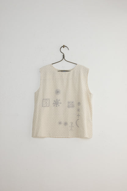 ROOT SLEEVELESS BLOUSE