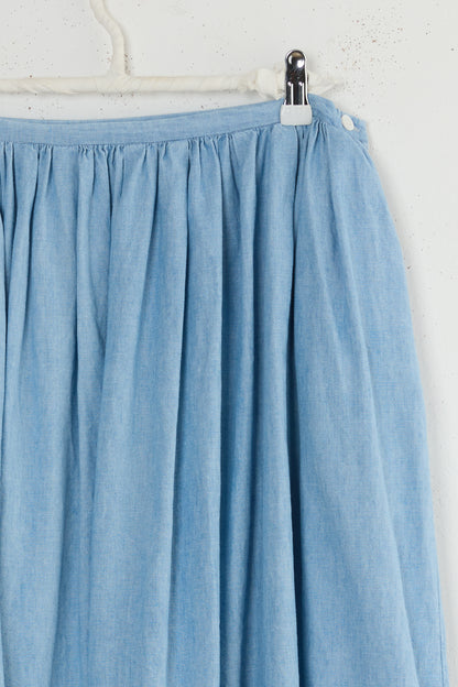 RANDOM PLEATED MAXI SKIRT