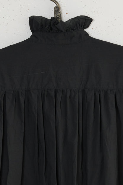BISHOP SLEEVE RUFFLE SHIRT