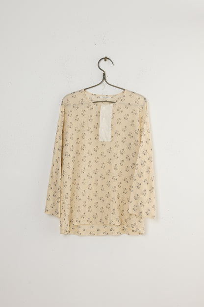 FLORAL BIG HENLEY SHIRT