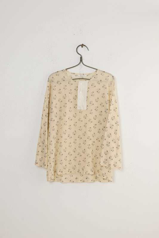 FLORAL BIG HENLEY SHIRT