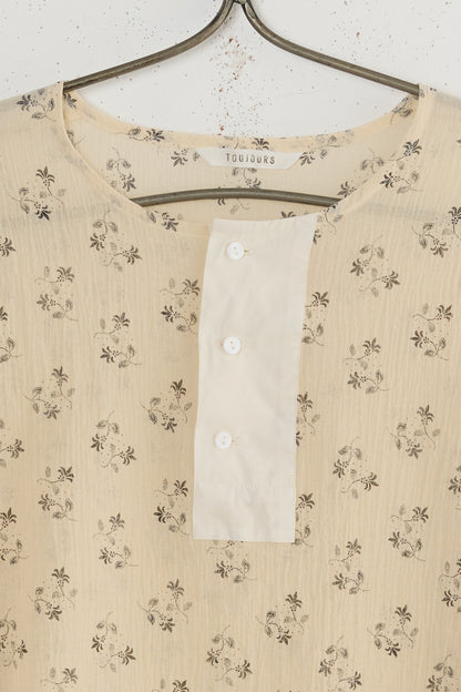 FLORAL BIG HENLEY SHIRT