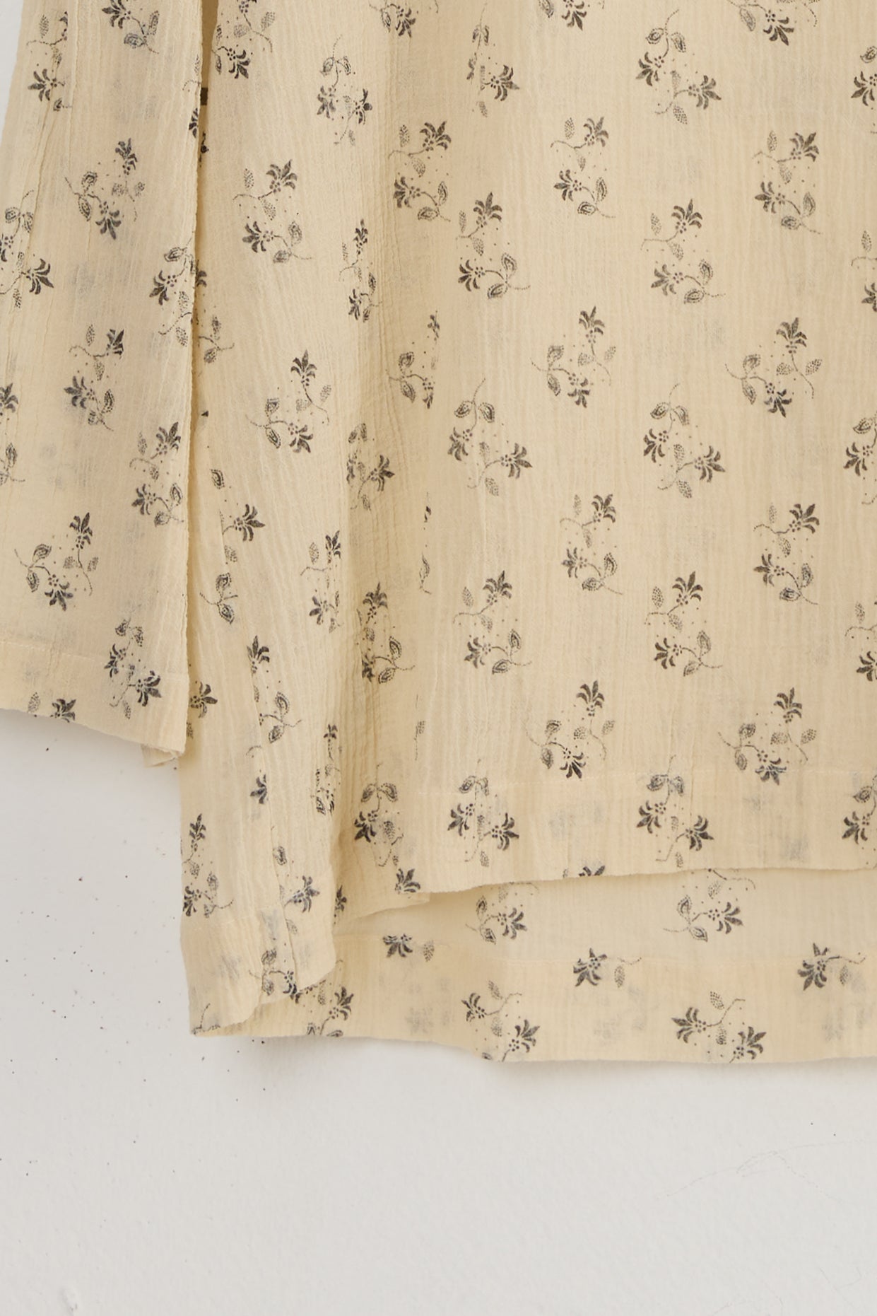 FLORAL BIG HENLEY SHIRT