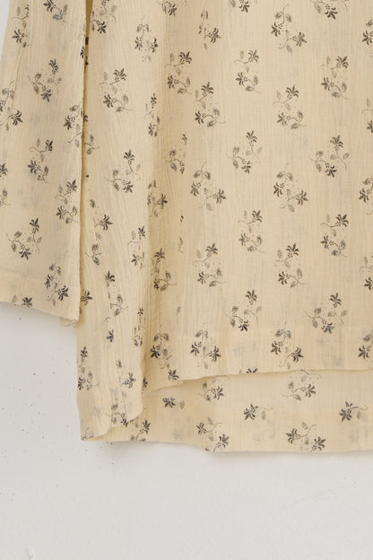 FLORAL BIG HENLEY SHIRT