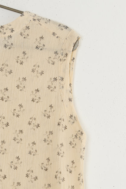 FLORAL POCKET BIG TANK SHIRT