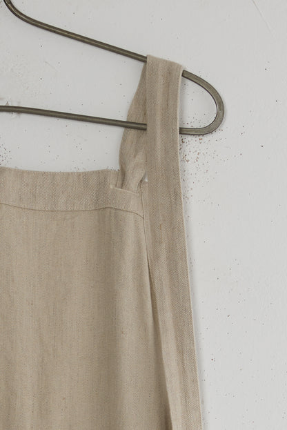 C/L DENIM APRON DRESS
