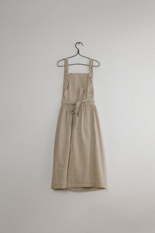 C/L DENIM APRON DRESS