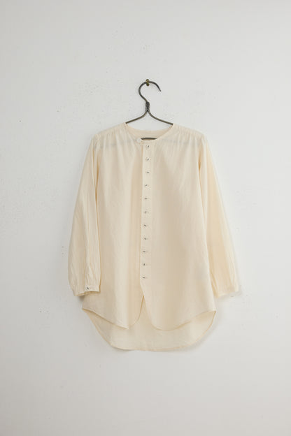 COLLARLESS SHIRT