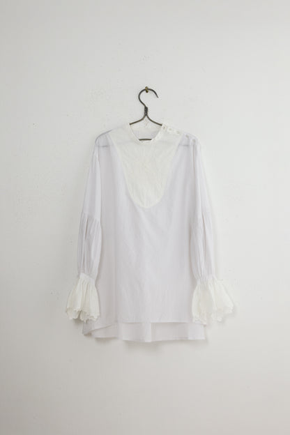 EMBROIDERED YOKE BLOUSE