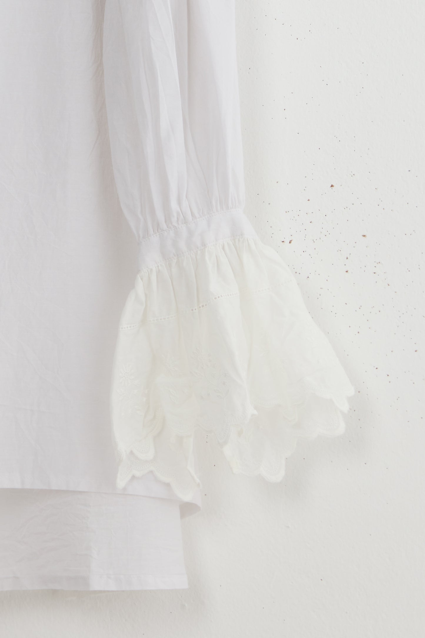 EMBROIDERED YOKE BLOUSE