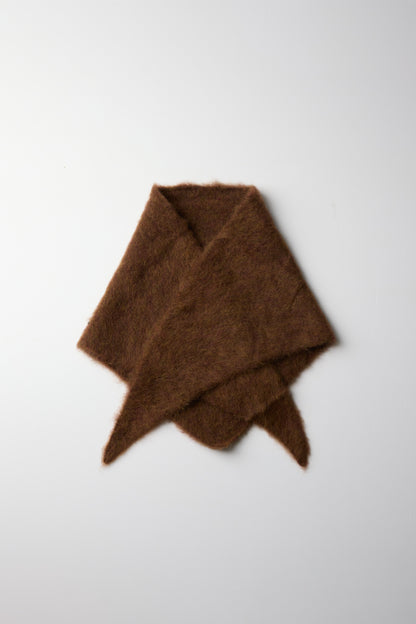 FLUFFY TRIANGLE SCARF