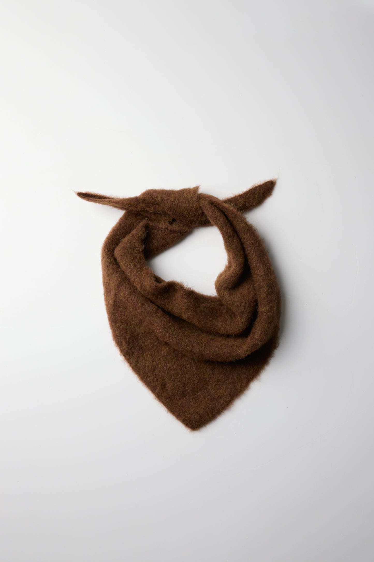 FLUFFY TRIANGLE SCARF