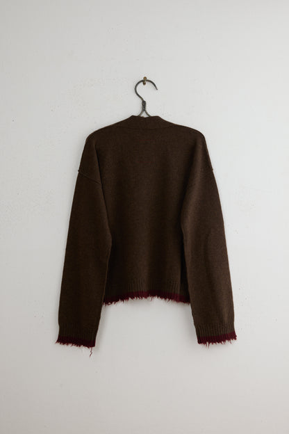 TWO TONE OVER CARDIGAN