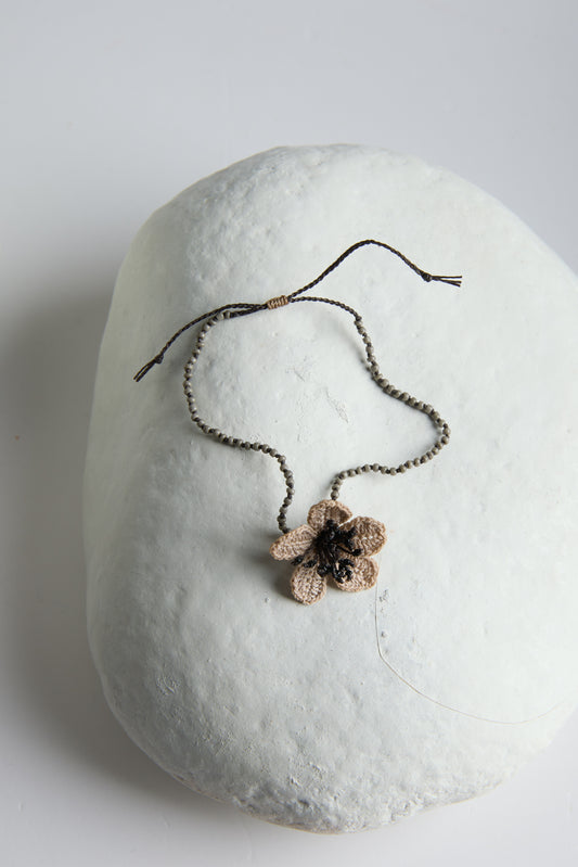 HAND CROCHET FLOWER BRACELET