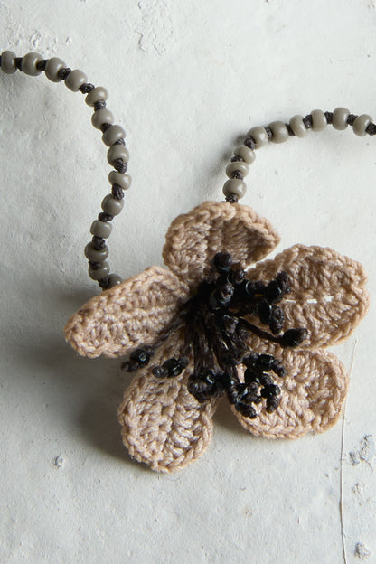 HAND CROCHET FLOWER BRACELET