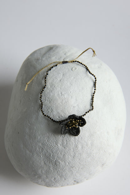 HAND CROCHET FLOWER BRACELET