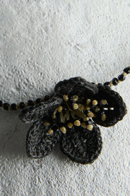 HAND CROCHET FLOWER BRACELET
