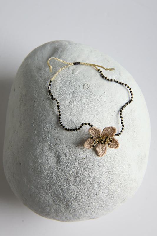 HAND CROCHET FLOWER BRACELET