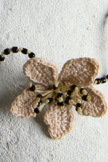 HAND CROCHET FLOWER BRACELET