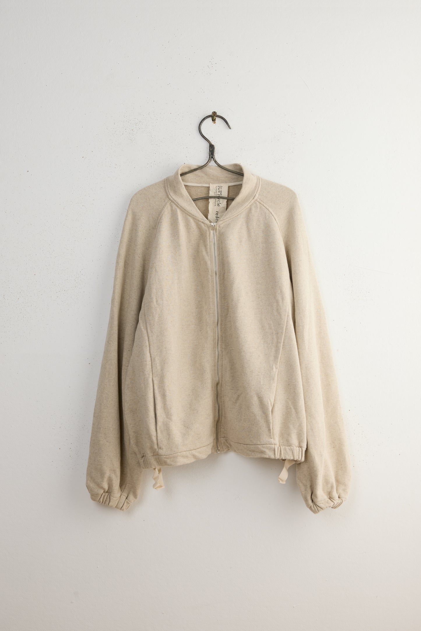 LINEN PLUSH BOMBER