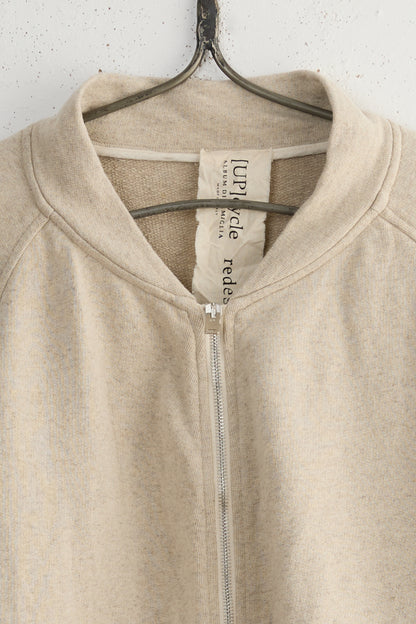 LINEN PLUSH BOMBER