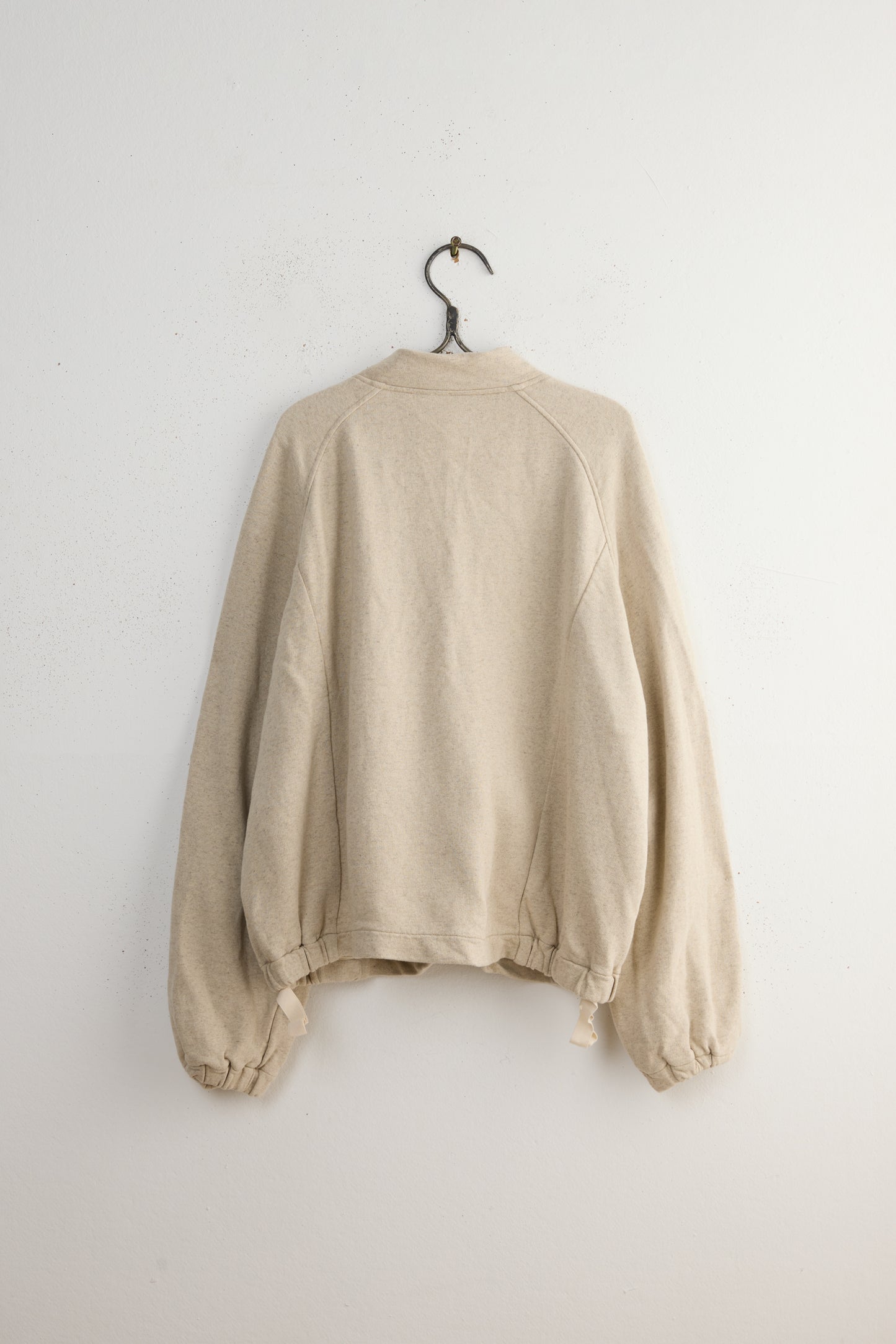 LINEN PLUSH BOMBER