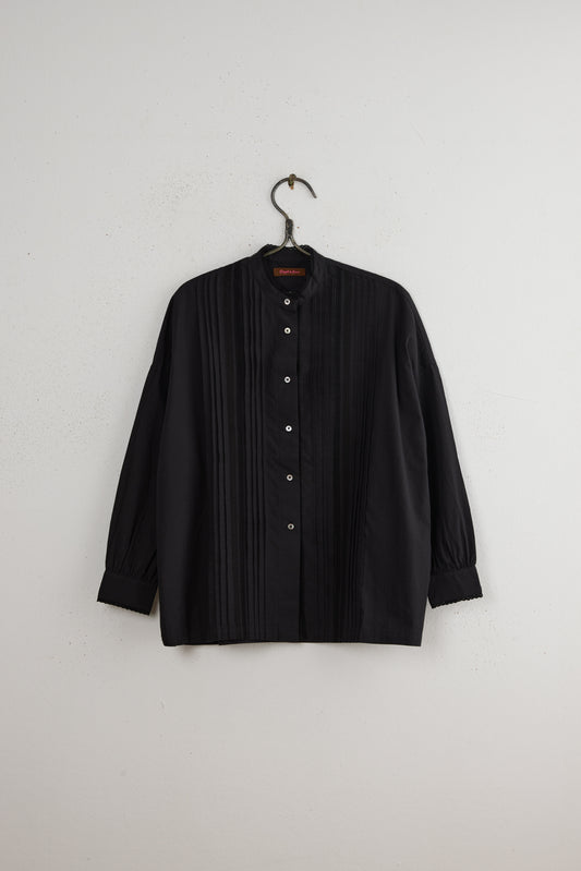 HEIRLOOM PINTUCK LACE BLOUSE