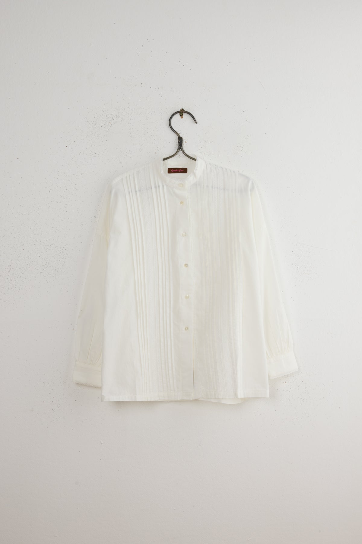 HEIRLOOM PINTUCK LACE BLOUSE