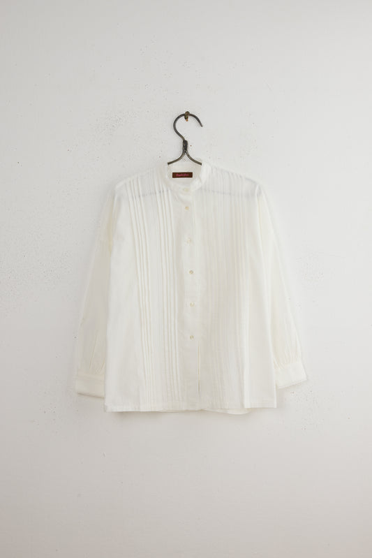 HEIRLOOM PINTUCK LACE BLOUSE