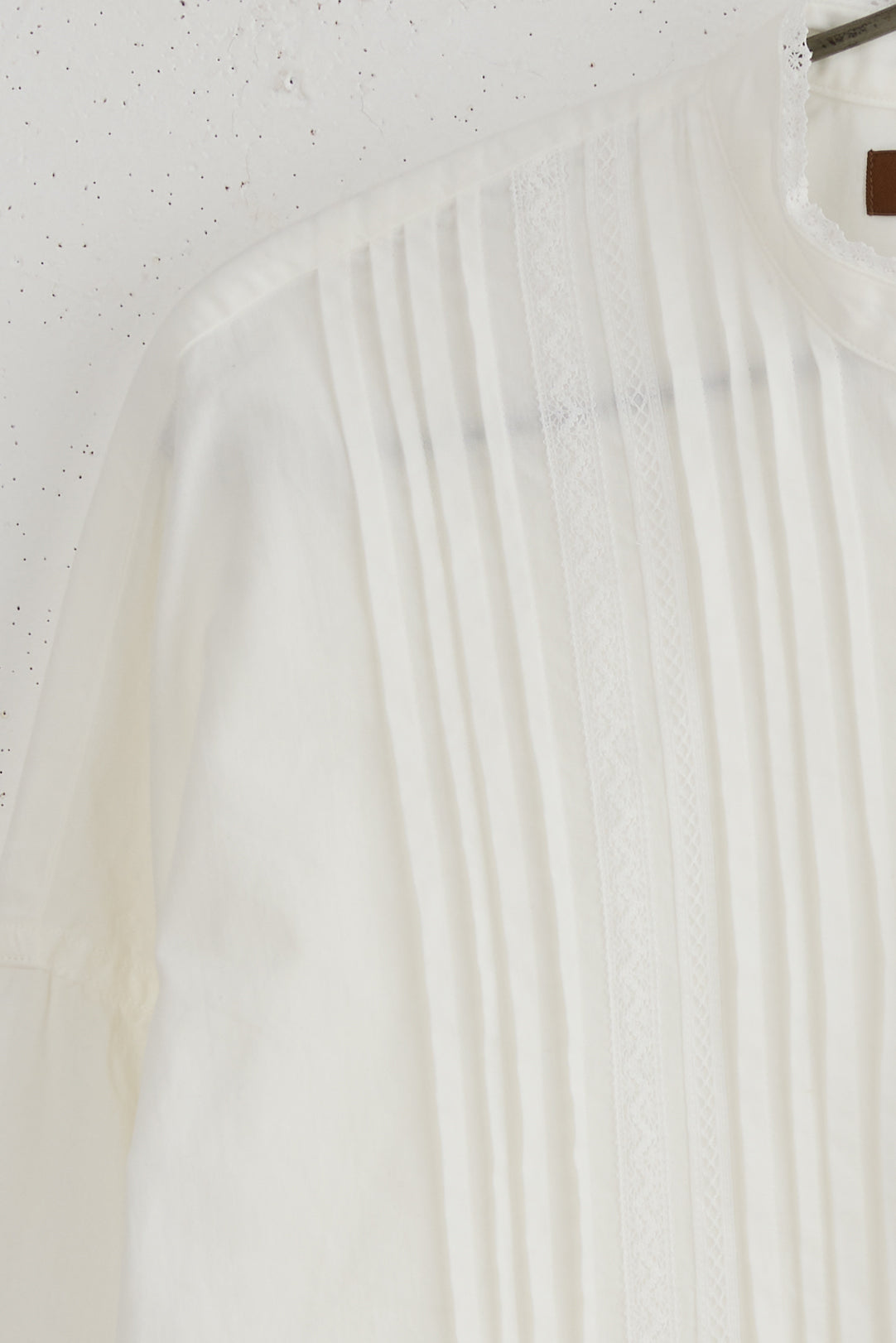 HEIRLOOM PINTUCK LACE BLOUSE